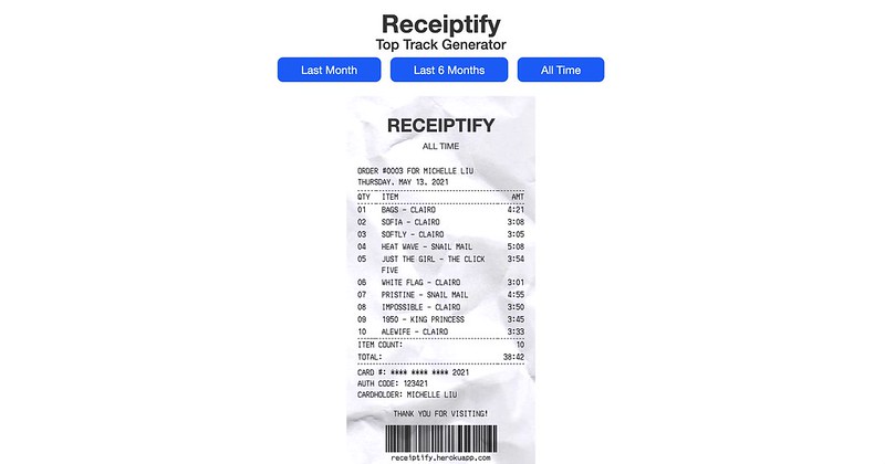 receiptify safe