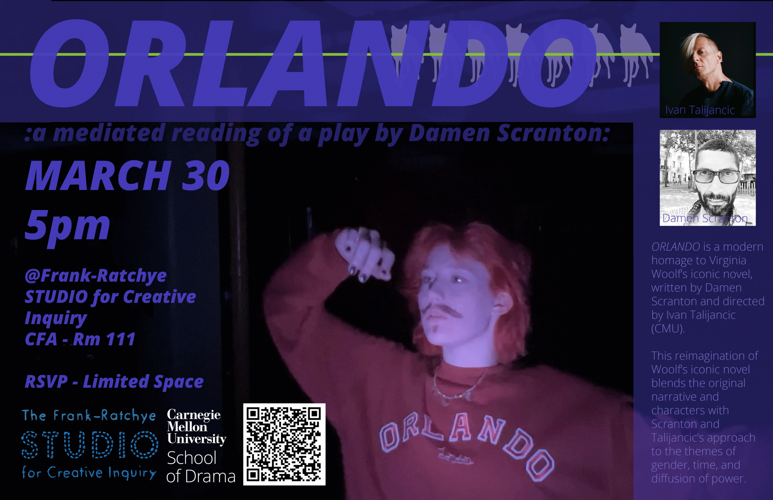 Thumbnail: ORLANDO: a mediated reading of a play by Damen Scranton