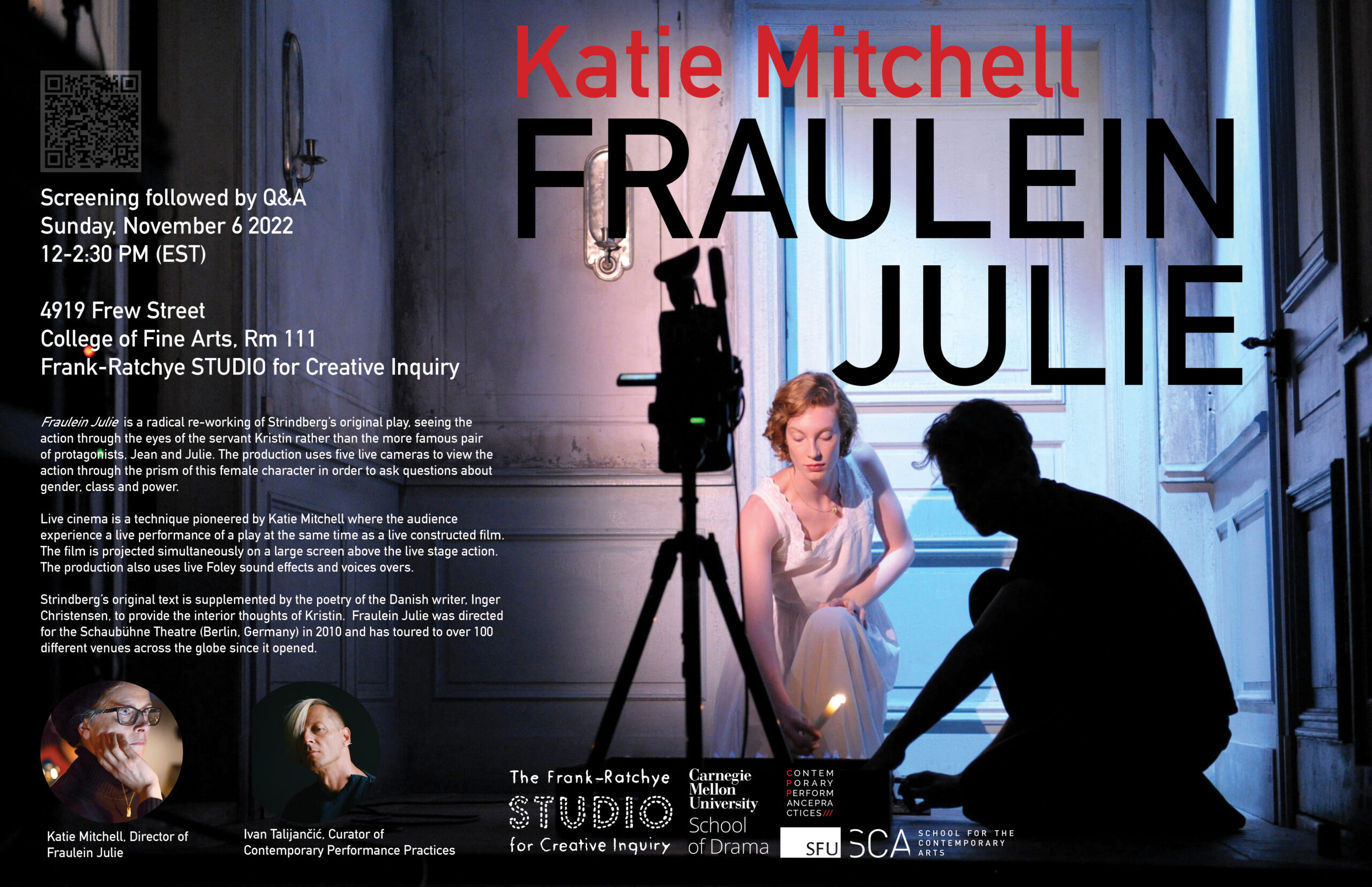 Thumbnail: Katie Mitchell:  Screening of Fraulein Julie + Q&A