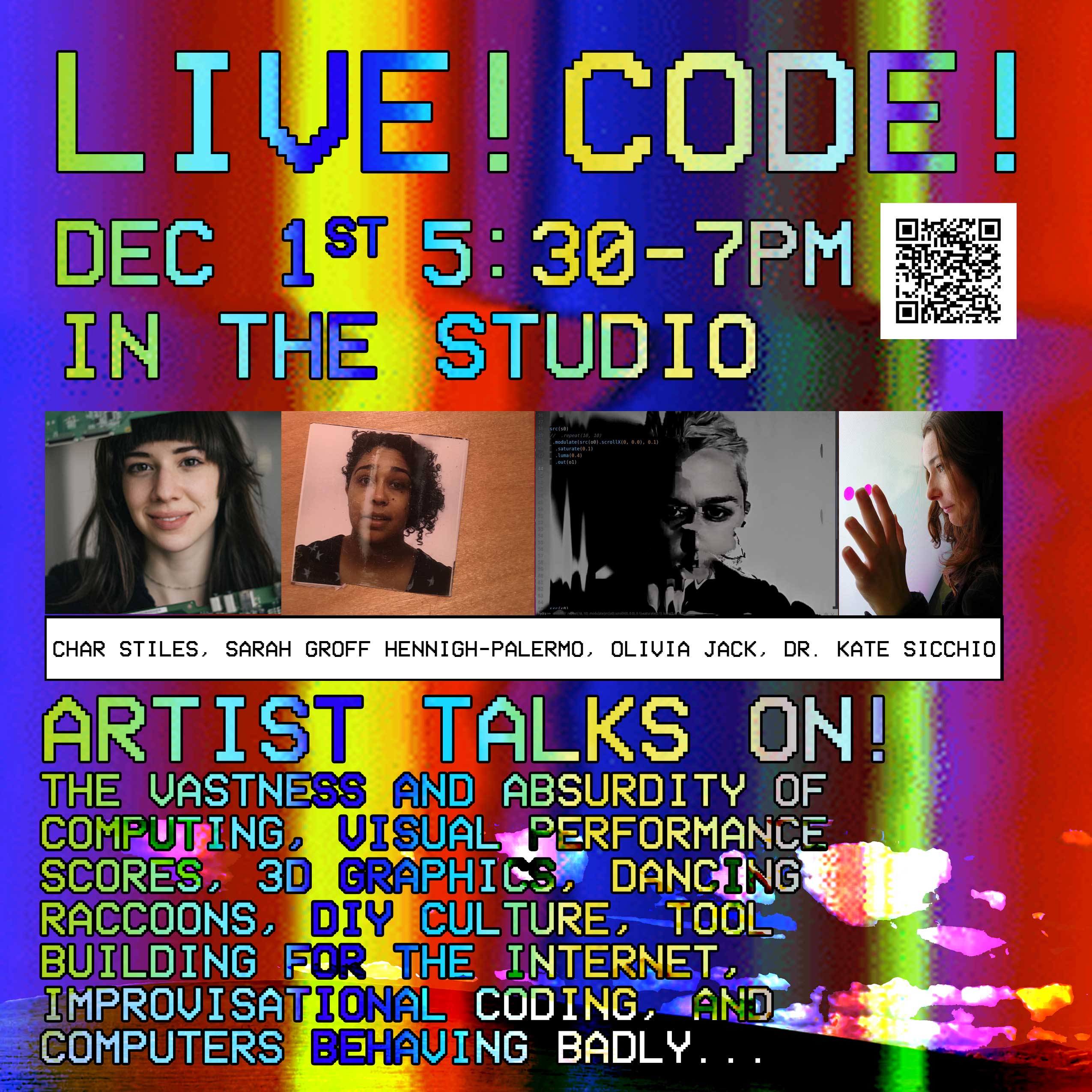 Thumbnail: LIVE! CODE! Artist Talks