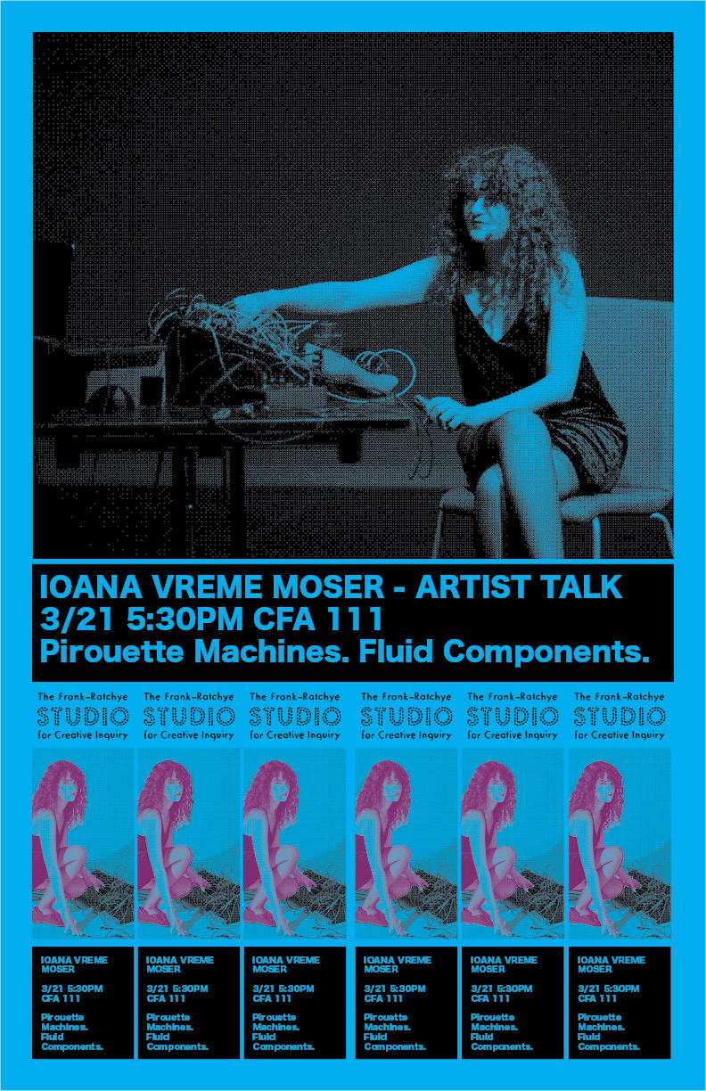 Thumbnail: Pirouette Machines. Fluid Components: Artist talk by Ioana Vreme Moser