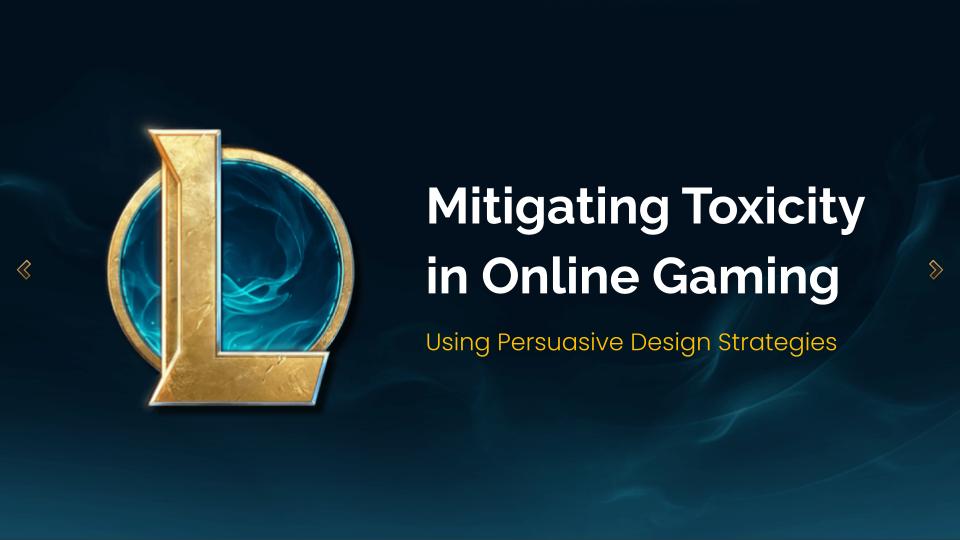 Thumbnail photo: Mitigating Toxicity in League of Legends