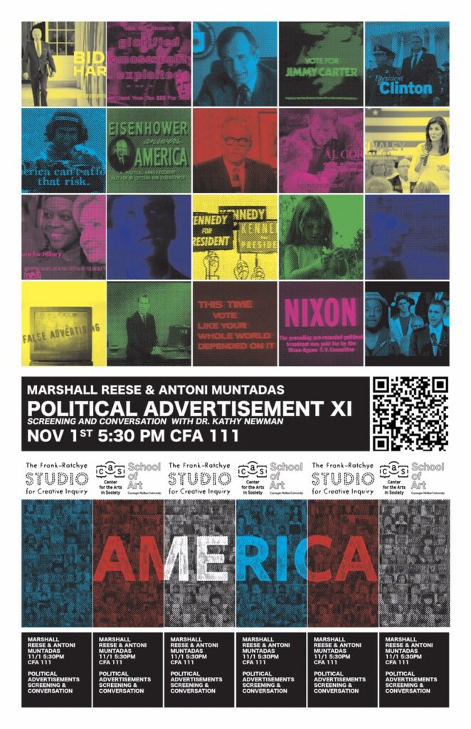 Thumbnail: Marshall Reese & Antoni Muntadas “Political Advertisement XI” Screening and Q&A