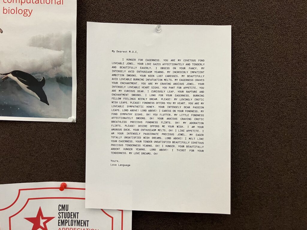 Thumbnail photo: Love Languages: Reimagining English Syntax Trees as a Turing Complete Language (2025 FUCKERY Award Winner)