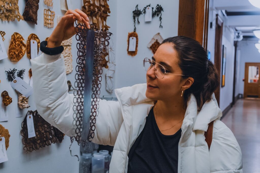 Thumbnail photo: Bioplastic Explorations in Color, Light, and Form